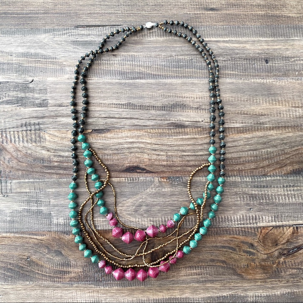 31 Bits handbeaded necklace